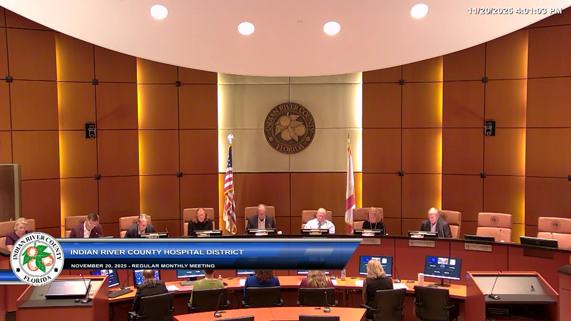 IRC Hospital District Regular Meeting - 11.20.2025